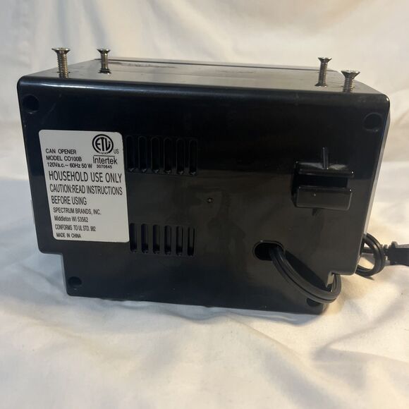 Black & Decker SpaceMaker CO100B Under Cabinet Can Opener Tested And Working - Picture 3 of 7